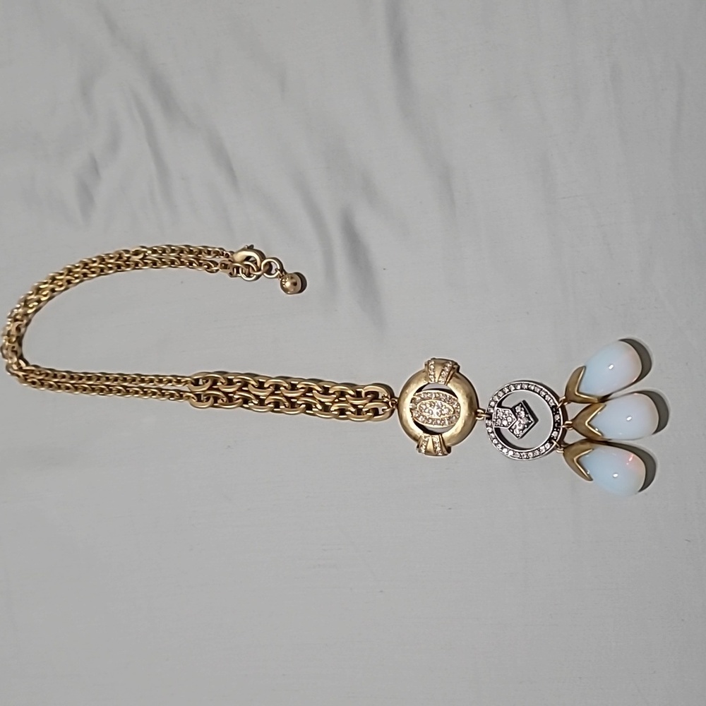 Lulu Frost Vintage Necklace (one of a kind) drops are solid and heavy